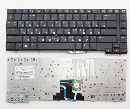Клавиатура для ноутбука HP EliteBook 8530P, 8530W черная, с джойстиком