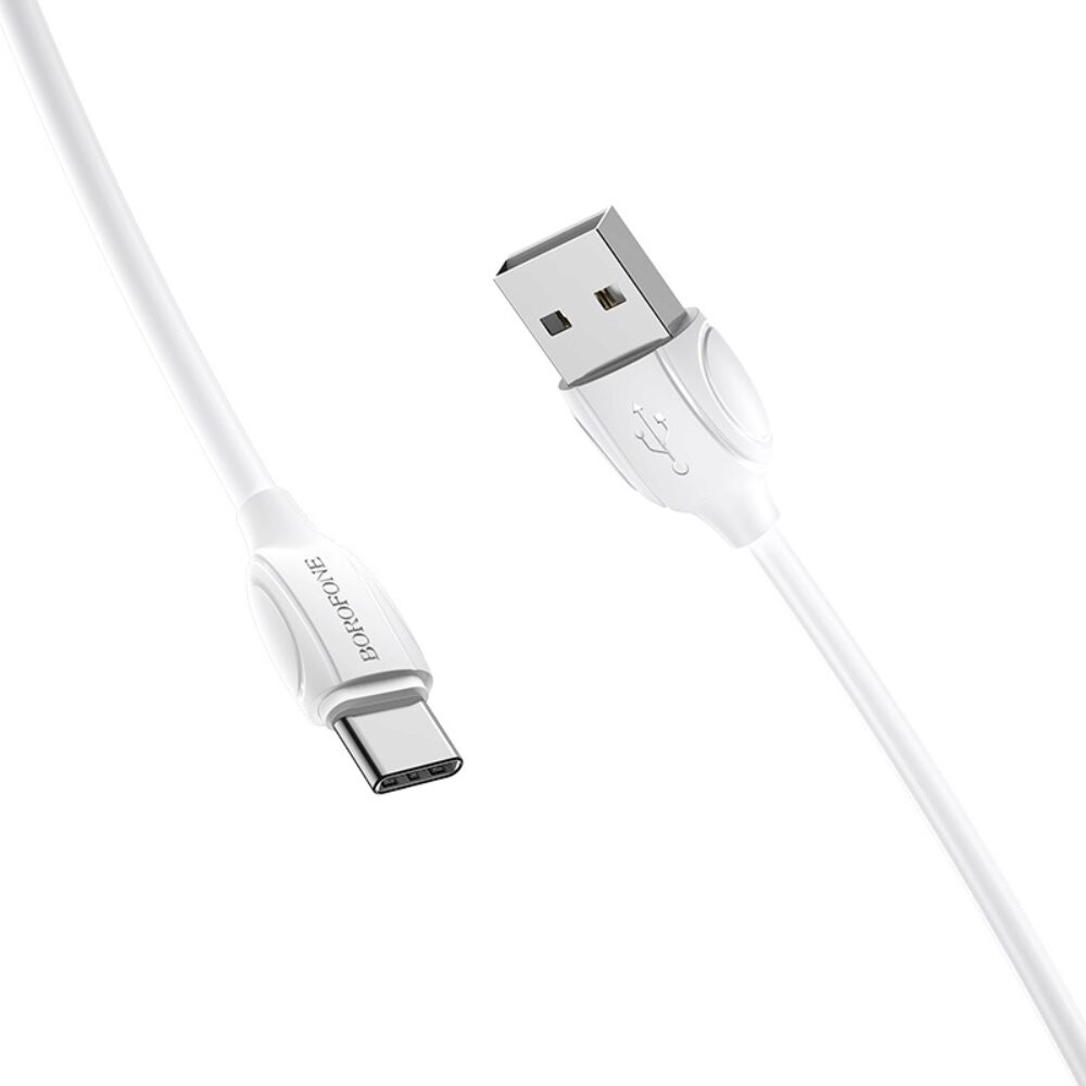 Кабель Borofone BX40 USB 2.0 - TYPE-C 1.0м 2.0A белый