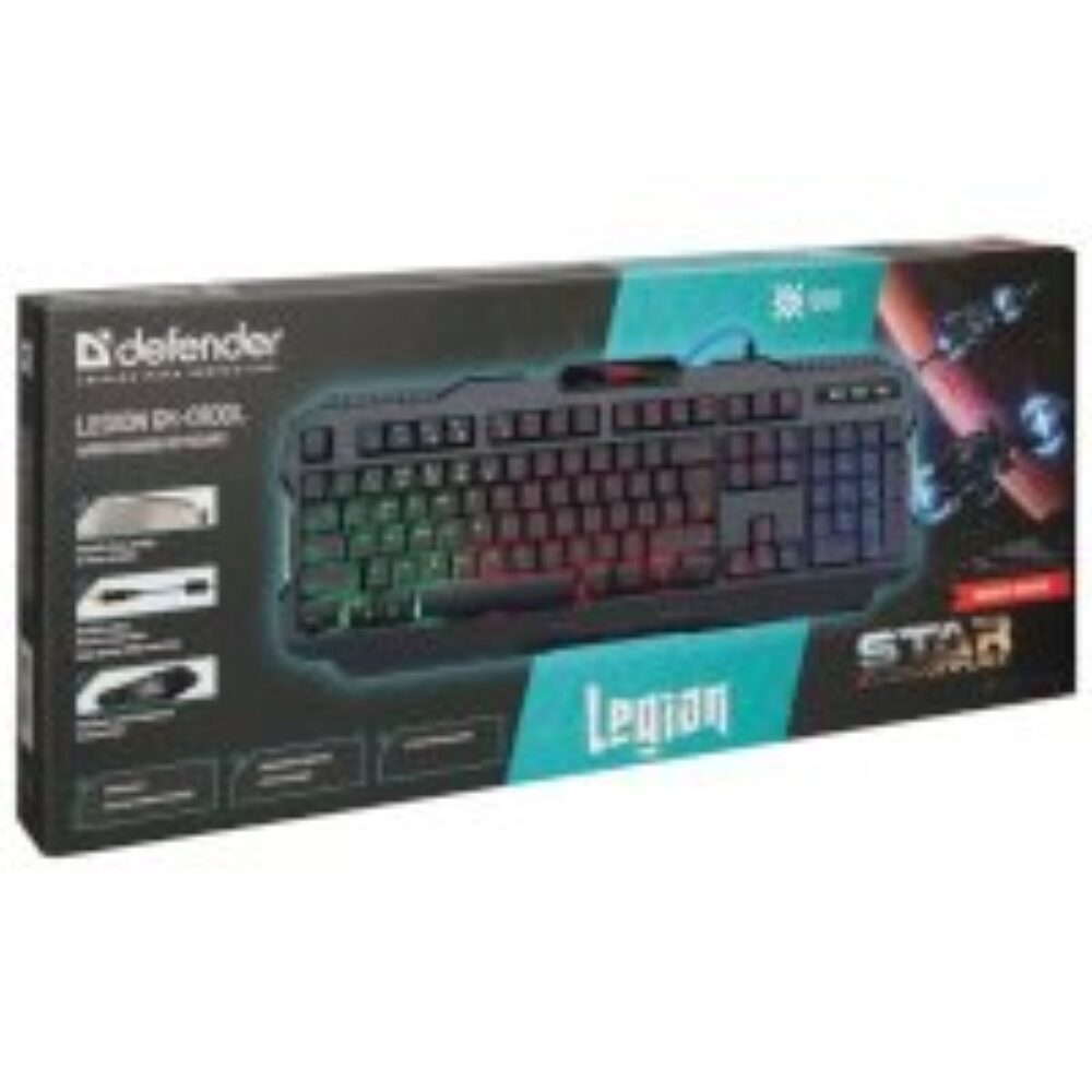 Клавиатура Проводная Defender Legion GK-010DL RGB