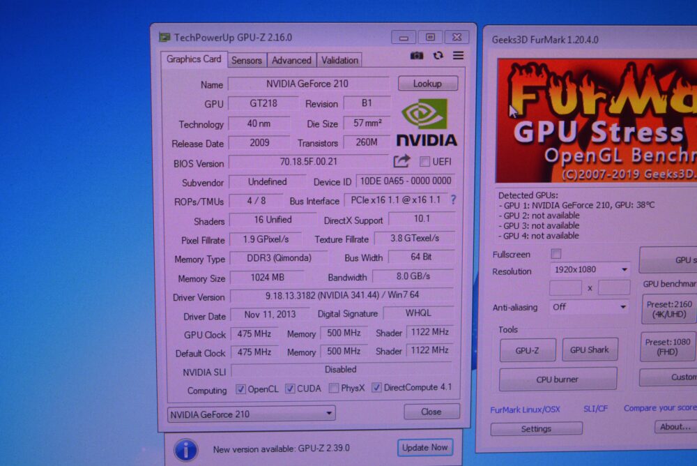 Видеокарта ONDA GeForce 210