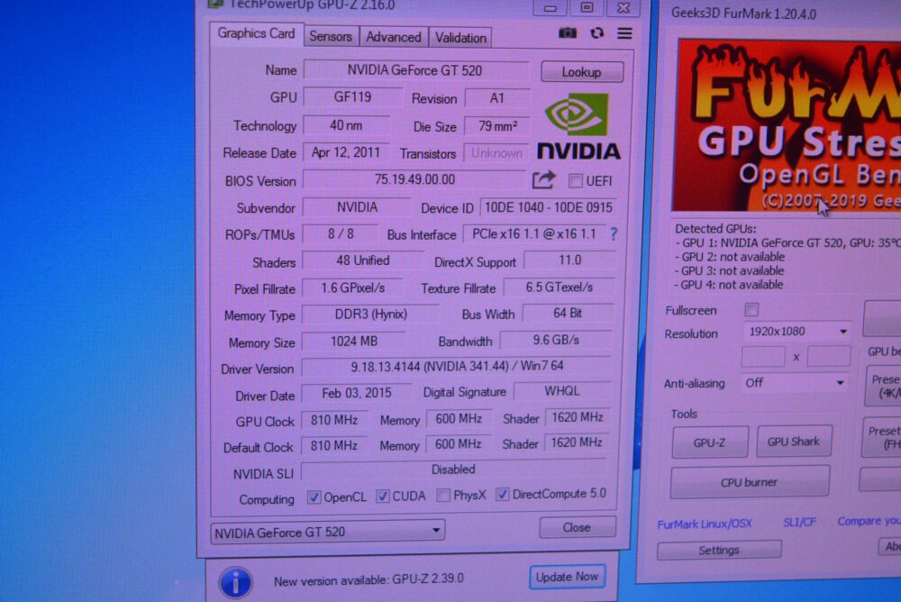 Видеокарта ONDA GeForce GT 520 