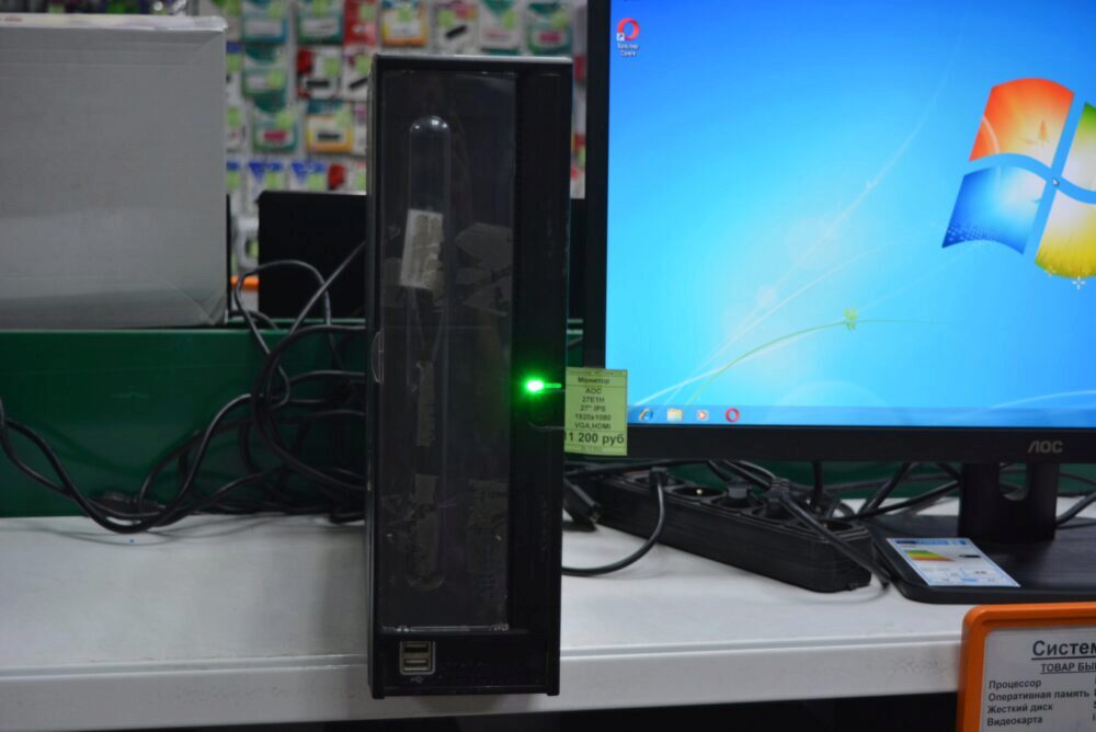 системный блок E7500(2*2,93Ghz)/4Gb/SSD 120Gb/intel/300W