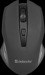Мышь беспроводная Defender Datum MM-355 черный,4 кнопки, 800-1600 dpi