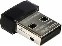 Беспроводная сетевая карта TP-Link TL-WN725N 150Mbps Wireless N Nano USB Adapter, Nano Size, Realtek