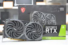 Видеокарта GeForce MSI RTX 3050 8Gb GDDR6 128bit VENTUS 2X