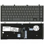 Клавиатура для ноутбука HP Probook 4320s черная, с рамкой
