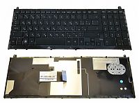 Клавиатура для ноутбука HP Probook 4520S, 4525s черная, с рамкой