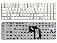 Клавиатура для ноутбука HP Pavilion G6-2000 белая, с рамкой