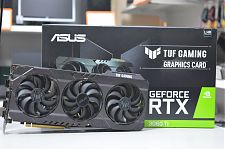 Видеокарта GeForce ASUS RTX3060Ti 8Gb GDDR6 256bit TUF GAMING