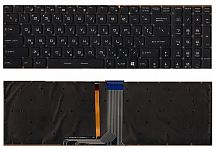 Клавиатура для ноутбука MSI GS60, GS70, GP62, GL72, GE72, GT72 черная, без рамки, подсветка цветная