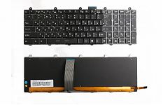 Клавиатура для ноутбука MSI GE60, GT60, GE70, GT70, GT780, 16F4, 1757, 1762, 16GC черная, с рамкой, 