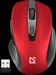 Мышь беспроводная Defender MB-053 красный,5 кнопок,800-1600 dpi