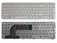 Клавиатура для ноутбука HP Pavilion 17, 17-E белая, с рамкой