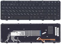 Клавиатура для ноутбука HP Probook 450 G0, 450 G1, 450 G2, 455 G1, 455 G2, 470 G0, 470 G1 черная, с 