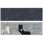 Клавиатура для ноутбука HP Probook 6560b, 6560p, 6565b, 8560b, 8570b черная, рамка черная