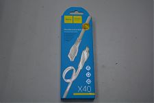 Кабель HOCO X40 USB (m)-Lightning (m) 1м 2.4A