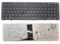 Клавиатура для ноутбука HP Elitebook 8740W черная, с джойстиком