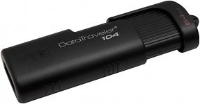 Память Flash USB 64 Gb Kingston DT104 , USB2.0 черный