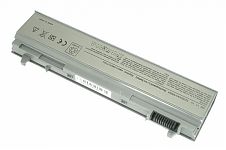 Аккумулятор для Dell Latitude E6400, E6410, E6500, E6510, (W1193, PT435), 4400-5200mAh, 11.1V, сереб