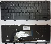 Клавиатура для ноутбука HP Probook 430 G2, 440 G0, 440 G1, 440 G2, 445 G1, 445 G2 черная, с рамкой, 