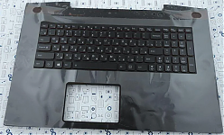 Клавиатура для ноутбука Lenovo IdeaPad Y70-70, 5CB0G59789, черная, с подсветкой, верхняя панель в сб