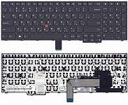 Клавиатура для ноутбука Lenovo ThinkPad E550, E550C, E555, E560, E565 черная, с джойстиком