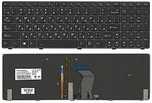 Клавиатура для ноутбука Lenovo IdeaPad Y580 черная, с подсветкой