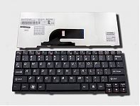Клавиатура для ноутбука Lenovo IdeaPad S10-2 черная, c гравировкой