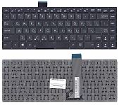 Клавиатура для ноутбука Asus S400CA, S451, S401 черная, без рамки