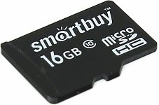 Память MicroSDHC 016Gb Smart Buy Class 10 UHS-1 без адаптера