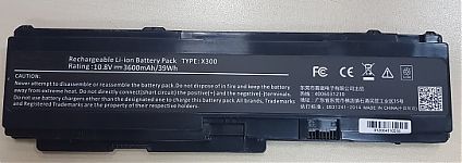 Аккумулятор для Lenovo ThinkPad X300, X301, (43R1965), 36WH, 10.8V