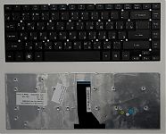 Клавиатура для ноутбука Acer Aspire 3830, 4755, ES1-521 черная, без рамки
