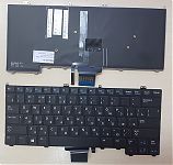 Клавиатура для ноутбука Dell Latitude E7000, E7240, E7440 черная, с подвсеткой