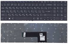 Клавиатура для ноутбука Sony Vaio SVF15, FIT 15 черная, без рамки