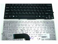 Клавиатура для ноутбука Sony Vaio VPC-SB, VPC-SD черная, без рамки