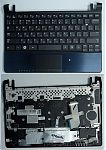 Клавиатура для ноутбука Samsung N210, N220 черная, верхняя панель в сборе