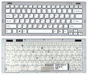 Клавиатура для ноутбука Sony Vaio VGN-SR белая, с рамкой