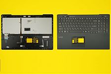 Клавиатура для ноутбука Sony Vaio VPC-SE черная, верхняя панель в сборе