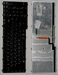 Клавиатура для ноутбука Toshiba Satellite A500, L500 черная, глянцевая, с подсветкой
