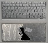 Клавиатура для ноутбука Toshiba NB200, NB300 серебряная