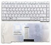 Клавиатура для ноутбука Toshiba Satellite A200, A205, A210, A215, M200, M205 серебряная