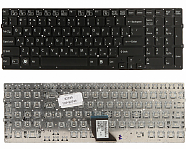 Клавиатура для ноутбука Samsung RC510, RC520 черная, с рамкой