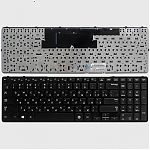Клавиатура для ноутбука Samsung NP350E5C, NP355E5C, NP365E5C черная, с рамкой