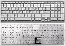 Клавиатура для ноутбука Sony Vaio VPC-EC белая, без рамки