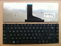 Клавиатура для ноутбука Toshiba Satellite C40, C40D, C45, C45D черная, с рамкой