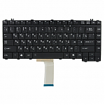 Клавиатура для ноутбука Toshiba Satellite A300, M300, L300, M500, M505 черная, плоский Enter