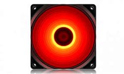 Вентилятор DEEPCOOL RF120W 120x120x25мм (96шт./кор, LED Red подсветка, 1300об/мин) Retail
