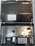 Клавиатура для ноутбука Sony Vaio SVF15, FIT 15 черная, верхняя панель в сборе