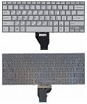 Клавиатура для ноутбука Sony Vaio FIT 14E серебряная, без рамки, c подсветкой