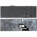Клавиатура для ноутбука Sony Vaio VPC-F11 черная, рамка серая